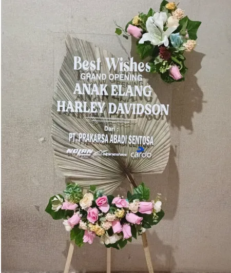 Papan Akrilik Ucapan Grand Opening Buru
